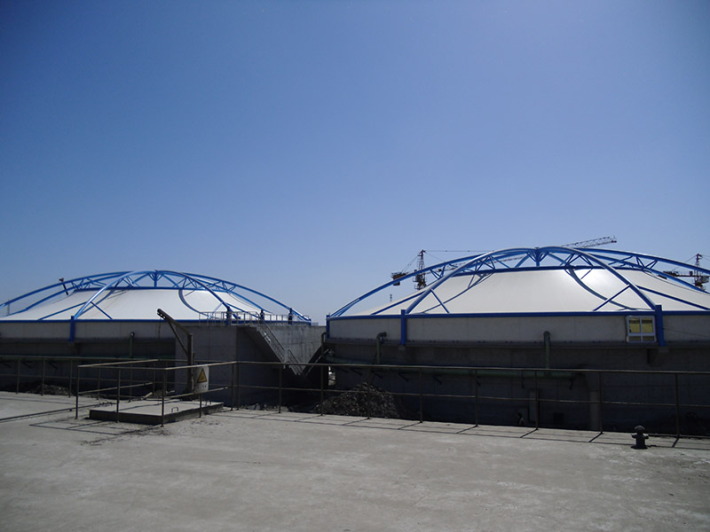 膜結構污水池加蓋